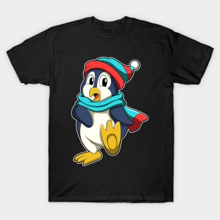 Penguin with Scarf and Hat T-Shirt